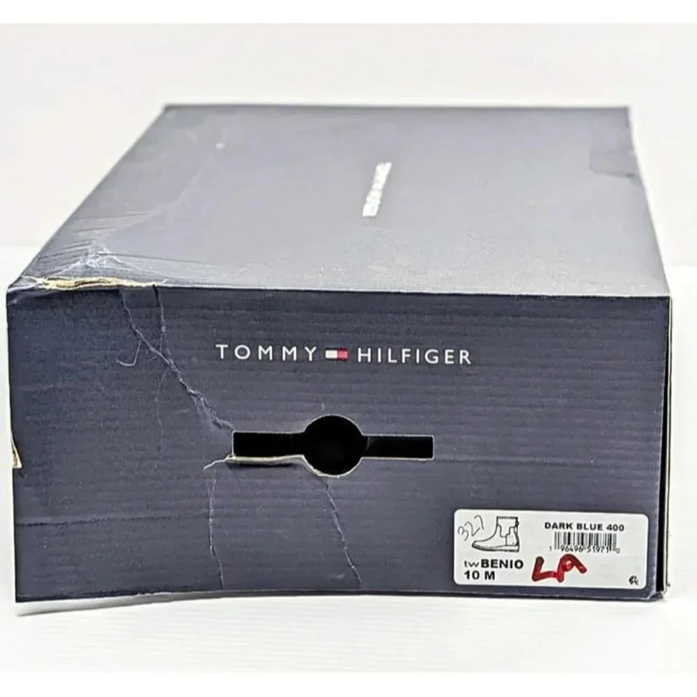 Tommy Hilfiger Women's Benio Waterproof Rain Boots Dark Blue Size 10 (MSRP $99)